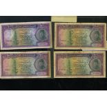 Egypt. National Bank. A Selection of 100 Pound, 1946-1951 Notes. P-27a(2) and P-27b(2). About Fine