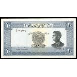 Jordan. Currency Board. 10 Dinars. Law of 1949 (1952 Issue). P-8c. No. B/B 079359. Signed Ez-eldin