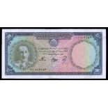 Afghanistan. Kingdom. Da Afghanistan Bank. 500 Afghanis. SH 1327 (1948). P-35a. No. 33GH 042452. Bl
