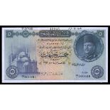 Egypt. Kingdom. National Bank. 5 Pounds. 13 May 1946. P-25as. Specimen. No. AB/11 000001 - 100000 -