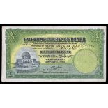 Palestine. Palestine Currency Board. 1 Pound. 20 April 1939. P-7c. No. U 417725. Green and black. D