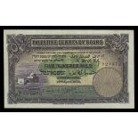 Palestine. British Mandate. Palestine Currency Board. 500 Mils. 1939. P-6c. No. F721972. Purple on