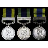 Great Britain. India General Service Medals (3), 1908-1935. George V. One clasp: "Waziristan 1921-2