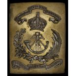 Great Britain. 68th Regiment of Foot (Durham Light Infantry) Cross Belt Plate. Mid to late 19th Cen