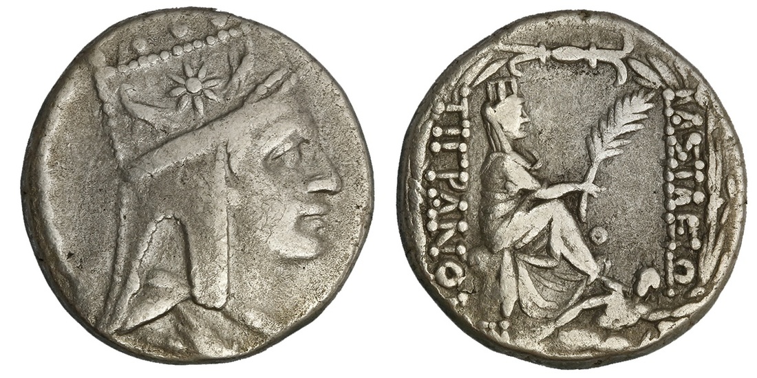 Kings of Armenia. Tigranes II, "the Great" (95-56 BC). AR Tetradrachm. Tigranocerta. 15.45 gms. Dra