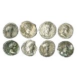 Roman Provincial. Lot of AR Hemidrachm of Caesarea in Cappadocia. Includes issues of Nero. Nike sea