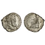 Roman Imperial. Pertinax (193). AR Denarius. 3.16 gms. Laureate head right, rev. Ops enthroned left