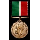 Great Britain. Mercantile Marine War Medal, 1914-1918, to Chief Refrigerator Engineer T.F. Palmer,