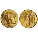 Kings of Macedon. Alexander the Great (336-323 BC). AV Stater, struck under Antipater, 330-320 BC.