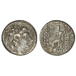 Seleukid Kings of Syria. Antiochos XIII Asiatikos (66/6-64 BC). AR Tetradrachm. Antioch. 15.54 gms.