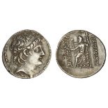 Seleukid Kings of Syria. Alexander II Zabinas (128-122 BC). AR Tetradrachm. Antioch on the Orontes.