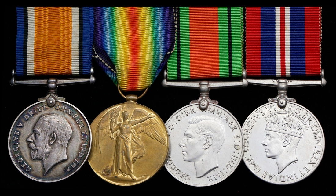 Great Britain. WW I-II Group to Second Lieutenant Herbert Cecil Thomas Browne, R.A.F.. British War