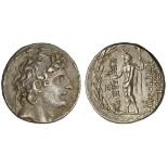 Seleukid Kings of Syria. Antiochos VIII Epiphanes - Grypos (121/0-97/6 BC). AR Tetradrachm. Antioch