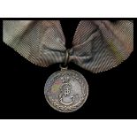 Russia. Award Medal for Russia's Victory over Turkey, 1791. Silver, 23.6mm. Crowned cipher of Cathe