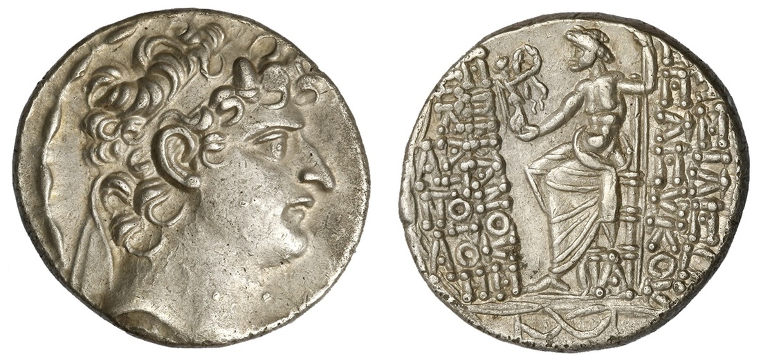Seleukid Kings of Syria. Seleukos VI Epiphanes Nikator (Ca. 96-94 BC). AR Tetradrachm. Antioch. 15.