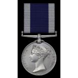 Great Britain. Royal Navy Long Service and Good Conduct Medal. 1848 Victoria type (GEO: LUCKETT, PT