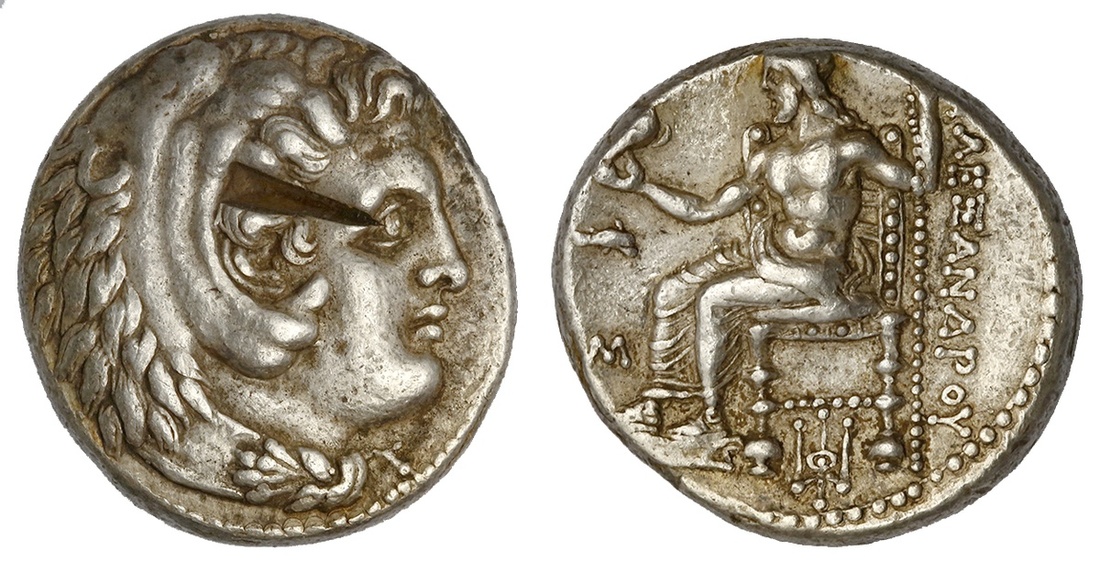 Kings of Macedon. Alexander the Great (336-323 BC). AR Tetradrachm, struck under Stamenes or Archon
