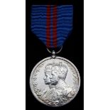 British India. George V (1910-1936). Durbar Medal, Delhi 1911. Silver, 39 mm (1433 Kote Duffadar. R