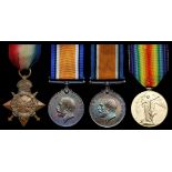 Great Britain. WWI grouping. Pair to Private G.H. Price, Army Service Corps. 1914-15 Star (M2-05040