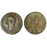 Roman Imperial. Nero Claudius Drusus (Died 9 BC). AE Sestertius, struck under Claudius, 41-42. Rome