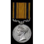 Great Britain. South Africa Medal, 1834-1853 (I. WHEELER. 12TH RL LANCERS). On ribbon. Some small o