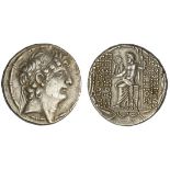 Seleukid Kings of Syria. Philip I Philadelphos (98-93 BC). AR Tetradrachm. Antioch. 15.77 gms. Diad