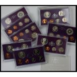 Australia. Nonet of 1977 Jubilee six-piece Proof Sets. One Cent-50 Cents. KM PS39. In original...