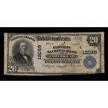 Oklahoma. Tahlequaha. Ch.12089. Liberty National Bank of Tahlequaha. $20 1902 Plain Back. Fr.65...