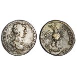 Roman Provincial. Hadrian (117-138). AR Tetradrachm of Antioch, 118 AD. 14.12 gm. Laureate, dr...