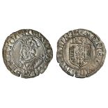 France. Besancon. H.R.E. Charles V (1519-1556). Carolus, 1541. Crowned bust left, rev. Date abo...