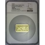 Canada. 2000 Heart of the Dragon Gold Stamp. 15.37g. NGC MS 69.