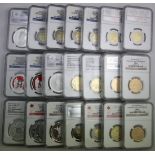 Canada. A Nice Assortment of NGC Certified Twenty First Century Higher Grade Coins. 1) 2009 $1...