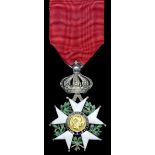 France. Legion of Honor. Knight's Cross. La Presidence (1851-1852). 40 mm (not including crown...