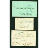 CubaLots and Assemblies1830-50. "Empresa" Mail: assembly comprising 18 covers with correspondence