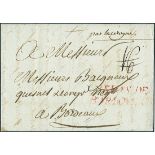 CubaOutgoing Mail1785, Oct. 15. Entire letter from Havana to Bordeaux (France), carried via