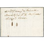 ArgentinaOutgoing Mail1776, March 14. Entire letter sent by Manuel de Basavilbaso, Postmaster of