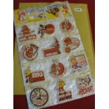 Manchester Utd, a superb unopened display package, dipicting Manchester Utd stickers, 'Fun Products