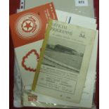 Nottingham Forest, a collection of football programmes and memorabilia, the programmes include home