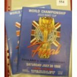 1966 World Cup, England v West Germany, a original programme from the game played at Wembley on 30/0