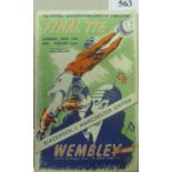 1948 FA Cup Final, Blackpool v Manchester Utd, a programme from the game played at Wembley on 24/04/