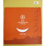 2005 European Champions (Cup) League Final, Milan v Liverpool, a very scarce brochure published by T