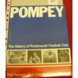 Portsmouth, a collection of 4 items to include, a large hardback book, 'Pompey' the History of Ports