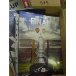 FA Cup Finals, a collection of 26 football programmes, 1990 to 1999, 2002 to 2015, including all Rep