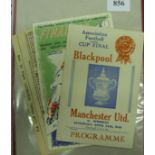 1948 FA Cup Final, Blackpool v Manchester Utd, a collection of items from the game played on 24/04/1