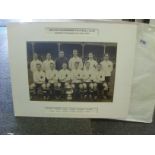 1923 Bolton Wanderers, FA Cup Winners, a large picture of the FA Cup winning team, framed in board,