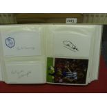 Autographs, a collection of 400 signed postcard size photographs/white cards etc, from the 1950's an