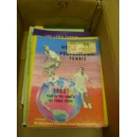 Tennis, a collection of 14 Wimbledon programmes, including 8 that feature the Final Day. The progra