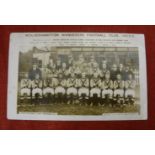 1923/1924 Wolverhampton Wanderers, team group picture postcard, with original postcard back, players