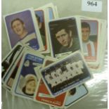 1968 A&BC Trade Cards, Yellow Back, number 1 to 54, a complete set of cards in very good condition i