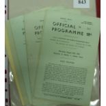 Ransome & Marles, a collection of 16 home programmes, mainly from the 1950's